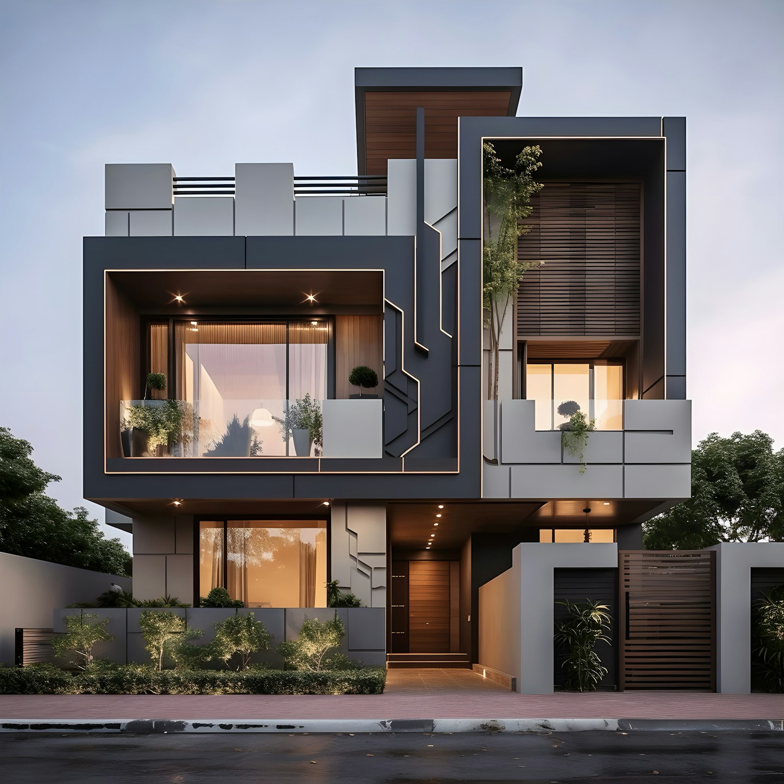 Modern building